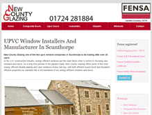 Tablet Screenshot of newcountyglazing.com